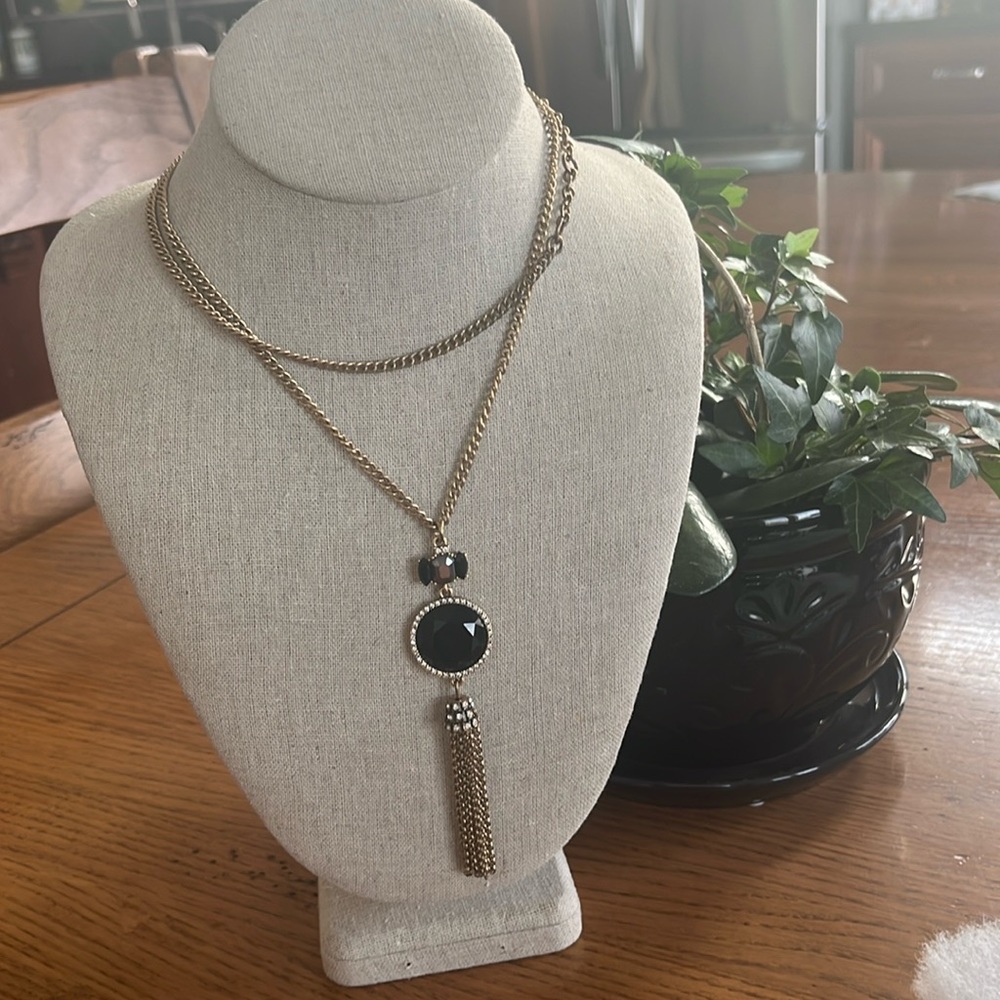 J Crew necklaces. Tassel style. Adjustable two inches